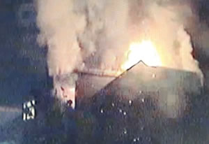 The fire in Acton