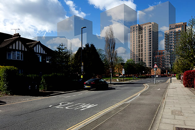 Verified view from the planning documents showing the scale of the development