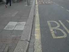 Old kerb stones W3