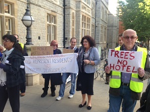 horn lane protest