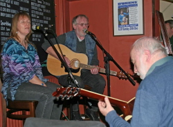 Elaine Samuels with Dave and Ian