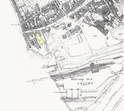 Brentford Dock map