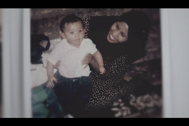 Ali as a toddler