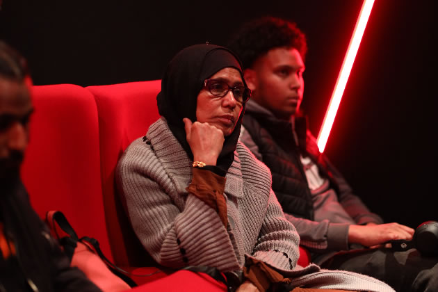 Members of the family attended a screening at the BFI