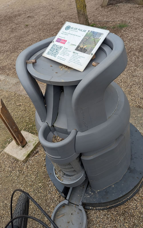 Dog watering device 