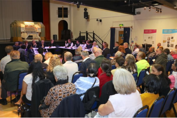 A previous area forum meeting