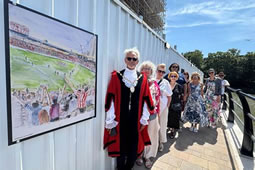New Riverside Art Installation Unveiled at Printmakers Yard