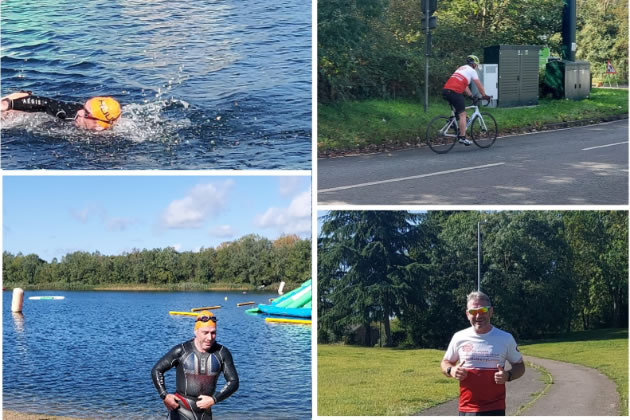 Some of the fundraising activities undertaken by RusseSome of the fundraising activities undertaken by Russell Finex employee David Osborne
