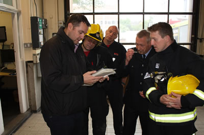fire service plaque unveiling