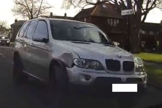 The plates on the BMW x5 were cloned