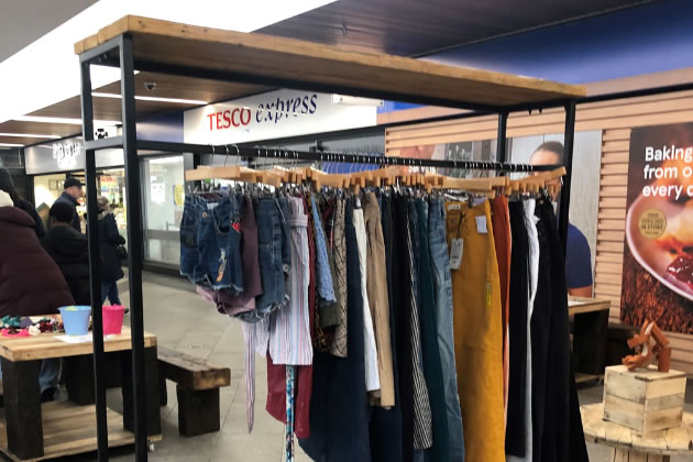 The donated clothes are carefull curated by the organisers. Picture: Viv Ellis