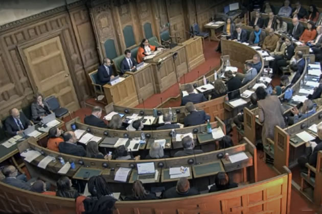 The chamber of Ealing Council