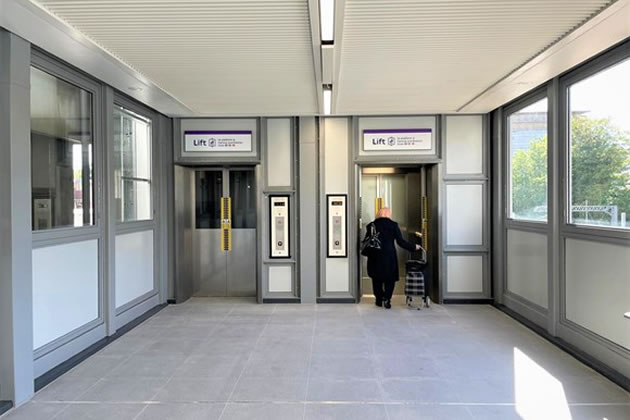Lifts at Ealing Broadway station provide step free access