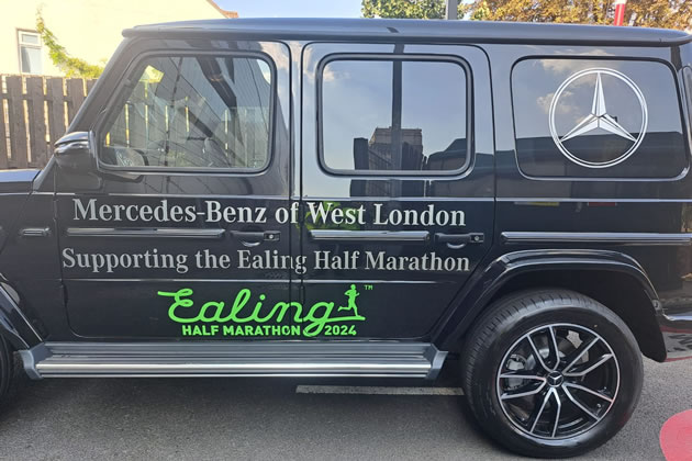 The vehicle that led last year's Half Marathon