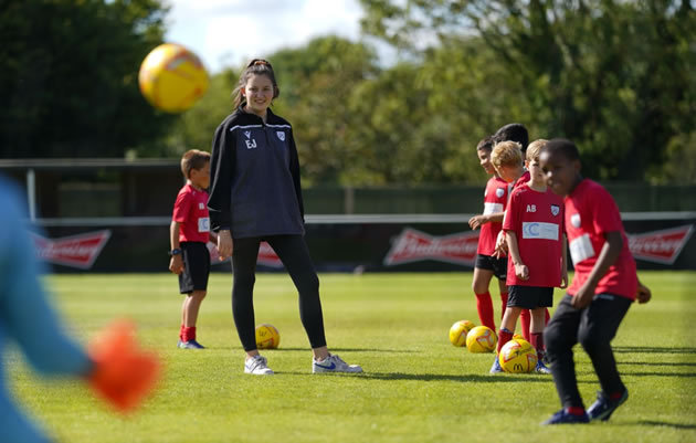 Elsa at training