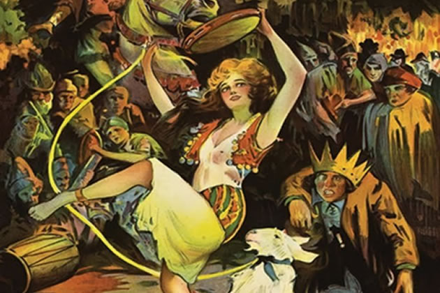 From the poster for silent verion of The Hunchback of Notre Dame