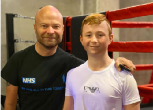 John Chart and his son Christopher