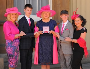 Marcella Phelan and family