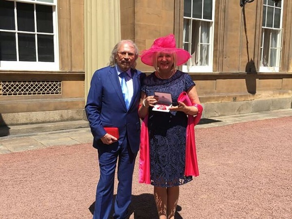 Barry Gibb and Marcella Phelan