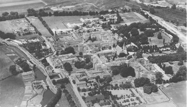 The sprawling Middlesex County Asylum, Hanwell