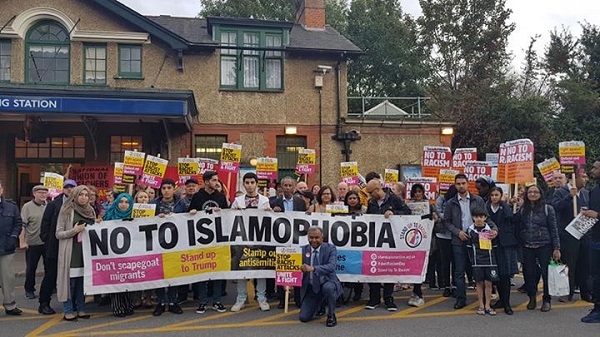 demo at North Ealing