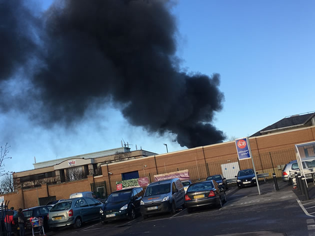 Brentford blaze