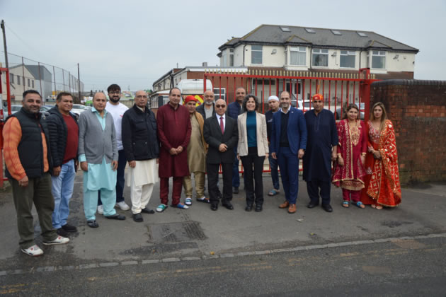 London Assembly Member Bassam Mahfouz with community leaders