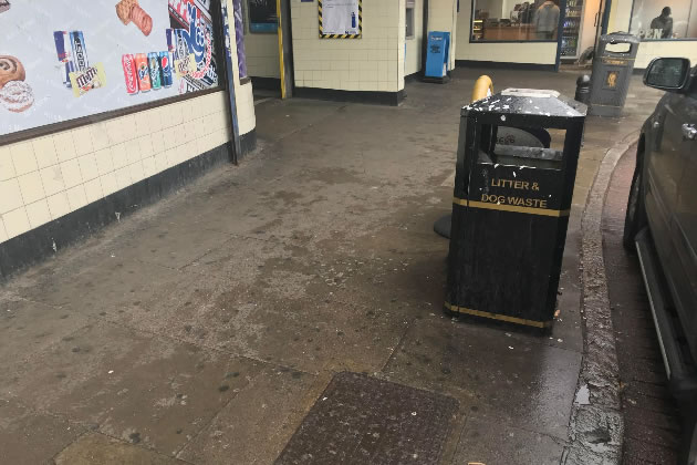 Many of the worst spots for chewing gum are outside local tube stations