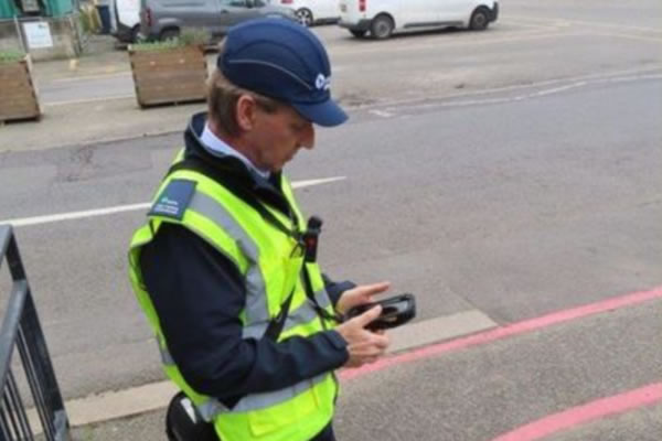 A Greener Ealing parking attendant