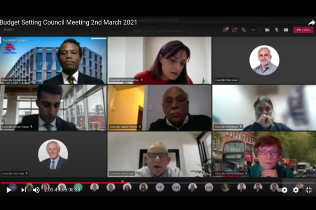 Five hour meeting was livestreamed but interrupted by IT problems