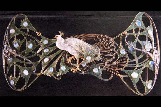 As well as his work with glass he was regarded as a jeweller of great imagination