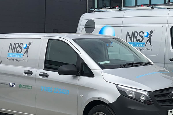 NRS Healthcare vans