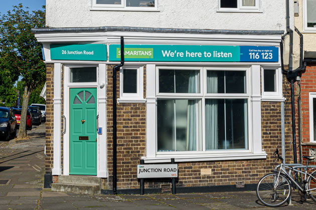 The Ealing HQ of the local Samaritans