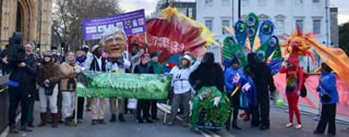 Merton in New Year parade